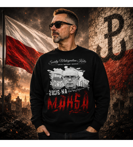 Bluza MAKSYMILIAN KOLBE CZARNA